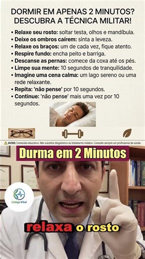 Durma Em 2 Minutos: Técnica Militar Que Pode Melhorar Seu Sono 💤