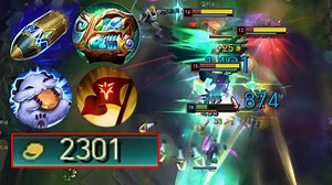 【中韩双语/韩一阿卡丽】“赚的钱才2300韩元”极限速刷30分钟神装 ‘先攻+返金+三重药+凯旋’Akali这真的挡不住