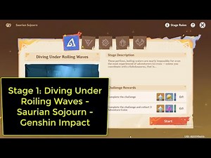Stage 1: Diving Under Roiling Waves 🌊 | Saurian Sojourn Event Guide | Genshin Impact