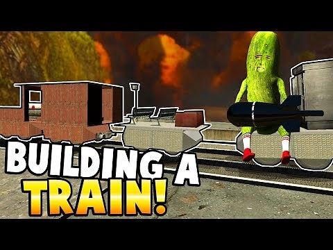 Building Trains in Gmod?! (Garry's Mod Multiplayer Gameplay Roleplay)