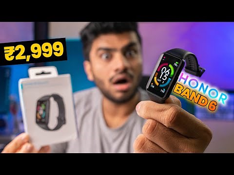 Honor Band 6 - Best Fitness Band+Smartwatch for Just ₹2,999k | SPO2 | Heart Rate