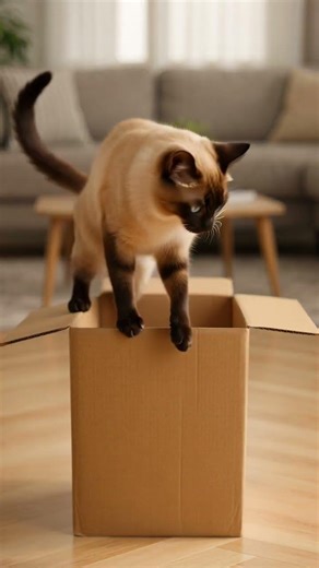 Cardboard Box Fort – Cat’s Favorite 5 Second Hideout! 📦😻