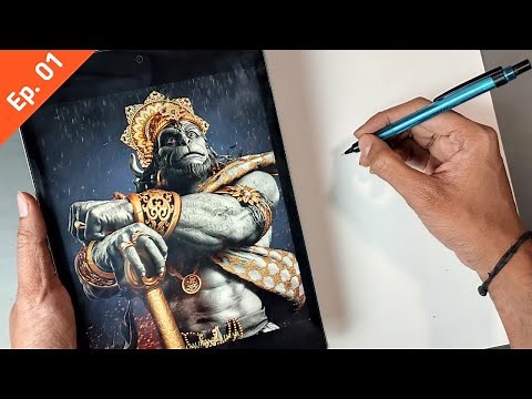 How To Draw Hanuman ji 😍 Step By Step Drawing Tutorial 🔥 | Ep. 01 | its art adda #hanuman #drawing