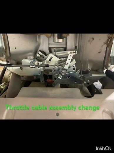 HOW TO change cub cadet LT46 throttle cable. Instructions in description of video. #cubcadet #kubota