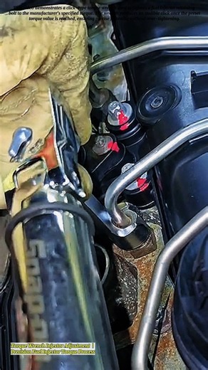 Torque Wrench Injector Adjustment | Precision Fuel Injector Torque Process