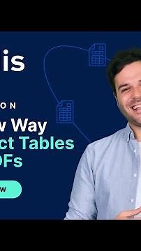 Table Extraction: The New Way to Extract Tables From PDFs | Acodis