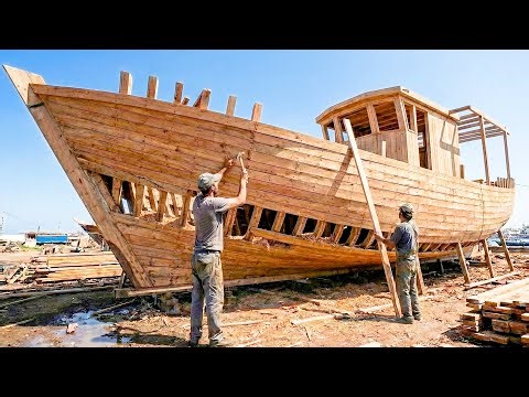 Man Builds Full-Size Wooden Ship from Scratch | Start to Finish by @ThanhĐiềnNTĐ