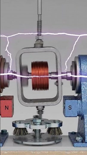 How DC Generator Works | Simple Explanation for Beginner's #engineering #generator