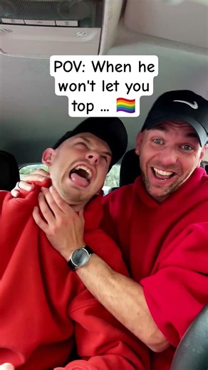 When he won't let you top ... 🏳️‍🌈 #shorts #gaycouple