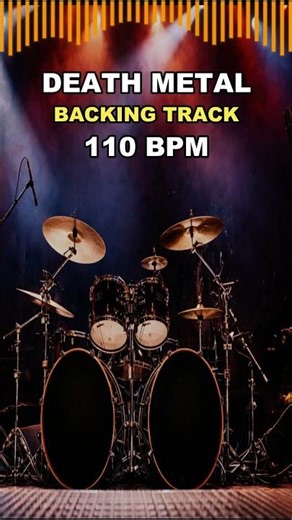 Death Metal Drum Backing Track 110 BPM 🔥 Heavy Old School Death Jam #guitar #drums #heavymetalsongs
