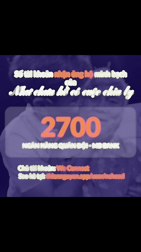 Như chưa hề có cuộc chia ly đã lập TÀI KHOẢN THIỆN NGUYỆN tại Ngân hàng quân đội MBBank - số tài khoản 2700 2700 cũng là số cuộc đoàn tụ trên hành trình 16 năm Tìm kiếm và Kết nối. Và còn hơn 40.000 hồ sơ khác vẫn đang tiếp tục triển khai tìm kiếm. Quí vị hãy góp sức để cùng NCHCCCL làm nên những cuộc đoàn tụ như trong mơ: >> Số tài khoản: 2700 - Ngân hàng Quân đội MBBank