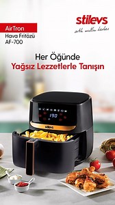 105 reactions | 7 hazır program, manuel kontrol ve devasa 5.9 litre kapasitesiyle AirtronAirfryer, mutfakta sınırları kaldırıyor! ‍ Her öğünde tüm lezzetlerin en pratik ve hafif hali sofralarınızda buluşuyor. #Stilevs #ArtıkMutluHerkes #HayatınTasarımStili #AirTron #KüçükEvAletleri #ElektrikliEvAletleri | Stilevs | Facebook