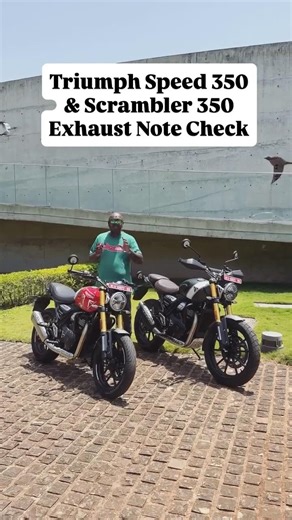Best Exhaust Note Under 400cc? | Triumph 350 & Scrambler 350 Exhaust Note Check