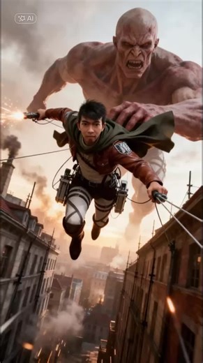 Chased By a Titan - Epic Action Sequence