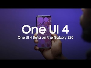 One UI 4 Beta on the Galaxy S20