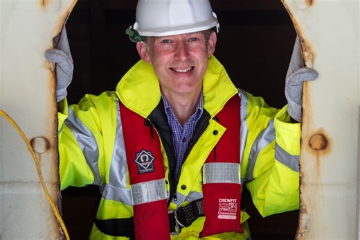 Watch: I clambered through a tiny hatch 100ft above the water into a huge chamber inside the Tay Road Bridge