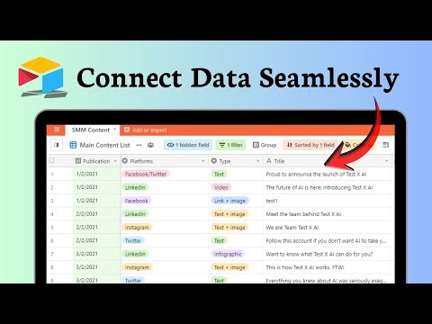 How to link bases in Airtable (Records Connected)
