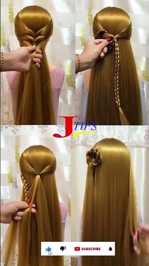 Cute hairstyle for longhair🌼#hairstyles #longhair #viral #cutehairstyle #trending