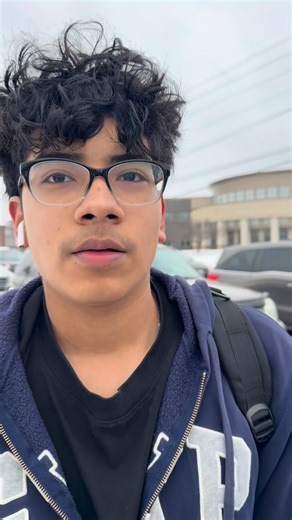 Students at the Anti-ICE Protest at Ben Davis #indianapolisindiana #indiana #indy #93wibc | 93.1 WIBC-FM