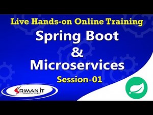 Spring Boot & Microservices Demo | Session - 1 | Online Training | Sriman IT