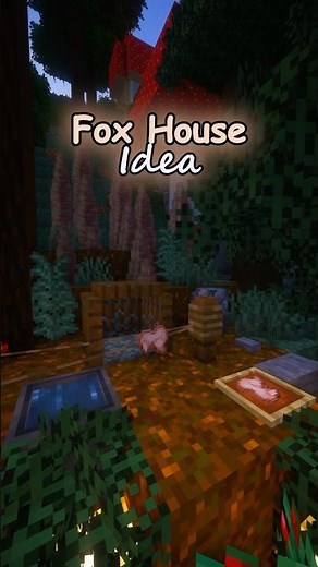 How to build a Fox House in Minecraft! #minecraft