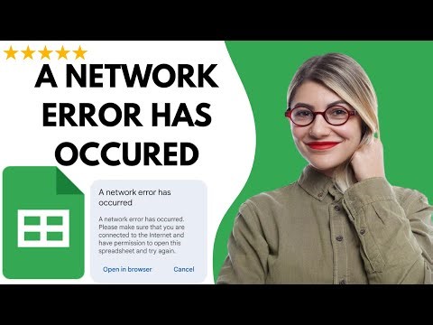 ✅ How to FIX GOOGLE SHEETS - A NETWORK ERROR HAS OCCURED – FULL UPDATED GUIDE 🚀✨😱✅