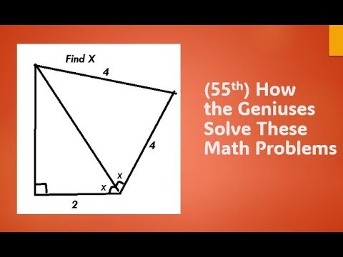 55_Math Problem: The Geniuses Vs. The Students