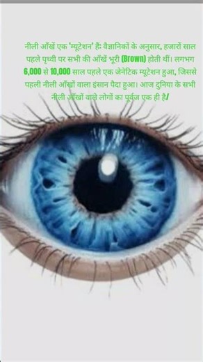 इंसानों का पहले कैसी थी आखें #education #amazingfacts #trending