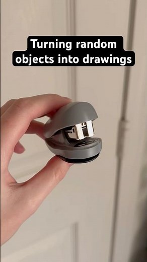 Turning random objects into drawings 🤩