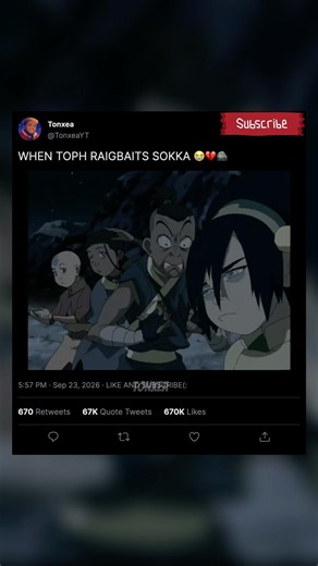TOPH ALWAYS BE RAGEBAITING POOR SOKKA😭💀