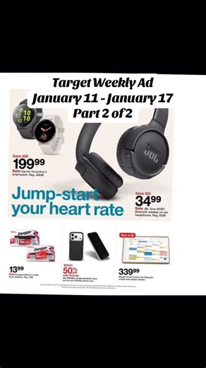 Mary | SAHM | Deals & Frills on Instagram: "Part 2 of 2 Target Weekly Ad Deals: January 11 – January 17, 2026 Don’t miss these hot Target weekly deals starting today! Here are the top promotions from the current Target weekly ad (valid January 11 to January 17, 2026): • BOGO 25% off tonies figurines • BOGO 30% off Roxy core fashion dolls • Up to 40% off select active play toys • $30 gift card when you buy $100 or more on select diapers, training pants, and wipes • 20% off select Similac infant f