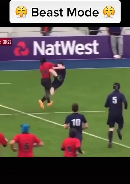 Intense Rugby Match Highlights with Action-Packed Plays
