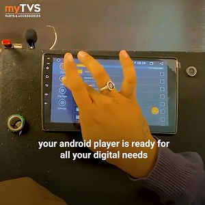 Meet the uber-cool myTVS Smart Fit Android Player - your car's best friend for every journey. Tune in, turn up and drive on! #myTVSAccessories #myTVSAndroidPlayer #CarEntertainment #TuneAndDrive #CarAccessories #RoadTrip | Mytvs Accessories
