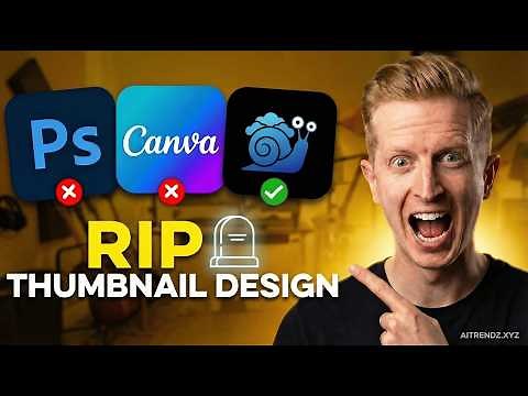 RIP Canva & Photoshop! THIS AI Thumbnail Generator Does Everything!