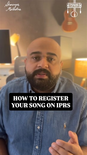 Shourya Malhotra on Instagram: "How to Register Your Work on IPRS (Step-by-Step Guide) Go to the IPRS website and click on “Already a Member.” Select “Writer Portal” (for authors/composers) or “Publisher Portal” (for publishers). You can also search “Writer Portal IPRS” or “Publisher Portal IPRS” on Google for direct access. Log in with your member credentials. Click “Create Work.” Fill in details such as Work Title, Album Title, Genre, Duration, and Intended Usage. Add all Contributors/Rights H