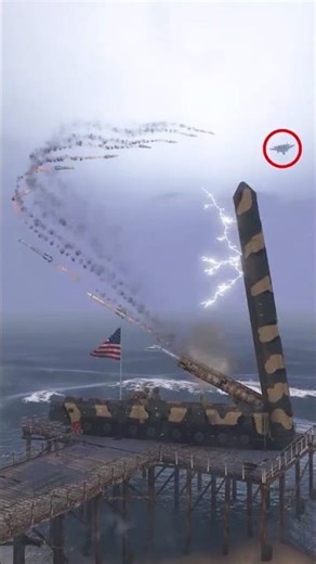 S-500 Missile Strike Drops the Fighter Jet in Gta v ep610 #shorts #short