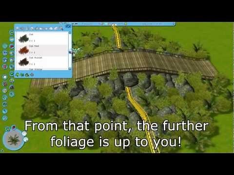 RCT3 Tutorial - How To Make A Rocky Tunnel (+ Downloads)