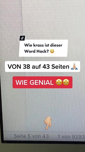 So easy kommst du auf mehr Seiten bei deiner Hausarbeit! 🚀 #wordhack #studytok #unilife #lifechanging #studymotivation