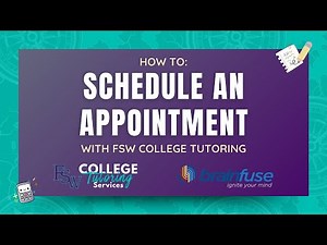 Scheduling an Appointment with an FSW Tutor in Brainfuse