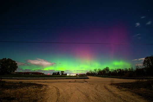 NOAA view line map: Northern lights possible over the next two nights