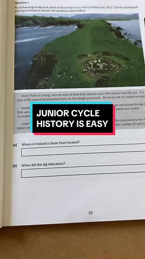 Junior Cycle History Exam Made Easy: Pass with Minimal Effort