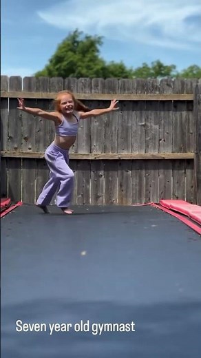 Seven year old gymnast 😍