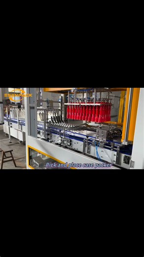 2.3K views | Top load pick and place Case packer for water bottles #Casepacker #casepacking#packagingmachine#waterbottles#factory | Esen Pack | Facebook