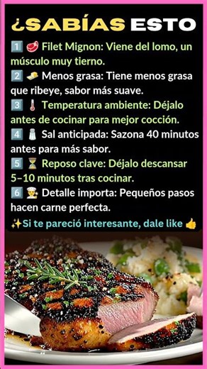 6 SECRETOS DEL FILET MIGNON 🥩 PARA COCINARLO PERFECTO