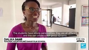 Award-winning filmmaker Ladj Ly, director of Les Miserables and member of the KOURTRAJME Collective, welcomed the first students to the #Dakar film school.  The goal ➡️ for the students to write and produce two short films and a TV series pilot by the end of their studies. Watch the whole show here: https://f24.my/8Kdd.f | Eye on Africa - France 24 | Facebook