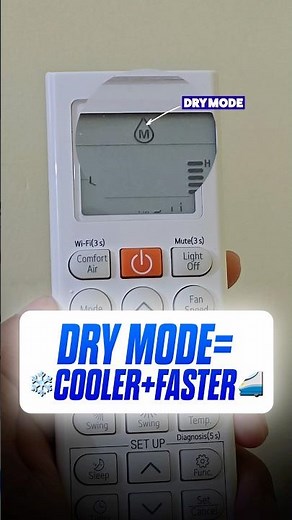 Start using Dry Mode, and save electricity