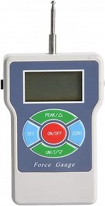 Digital Tensionmeter Dynamometer 5 Units N Kg Lb Oz g Tension Meter Tester Gauge with Max Load Value 10N/ 1KG/ 2.07Lb/ 36Oz/ 1000g Accuracy ±0.5%