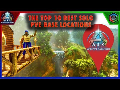 Top 10 Best PVE Base Locations in Ark: Survival Ascended The Island Map