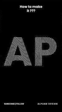 Waves text effect adobe illustrator #adobeillustrator #tutorial #design #editing #ai #effects #short