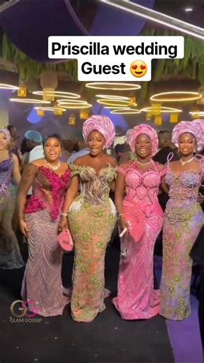 PRISCILLA at Kiki & Akin Wedding, #jux #Eni #iyabo #glamgossip
